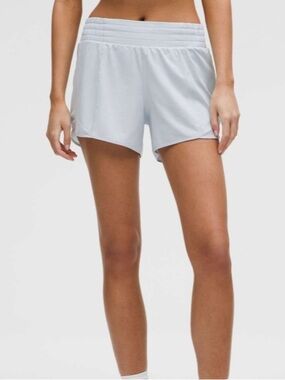 Lululemon NWOT Hotty Hot High-Rise Lined Short 4" Starch Blue